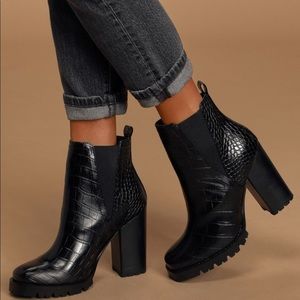 🆕 Steve Madden Ladon Crocodile Boots